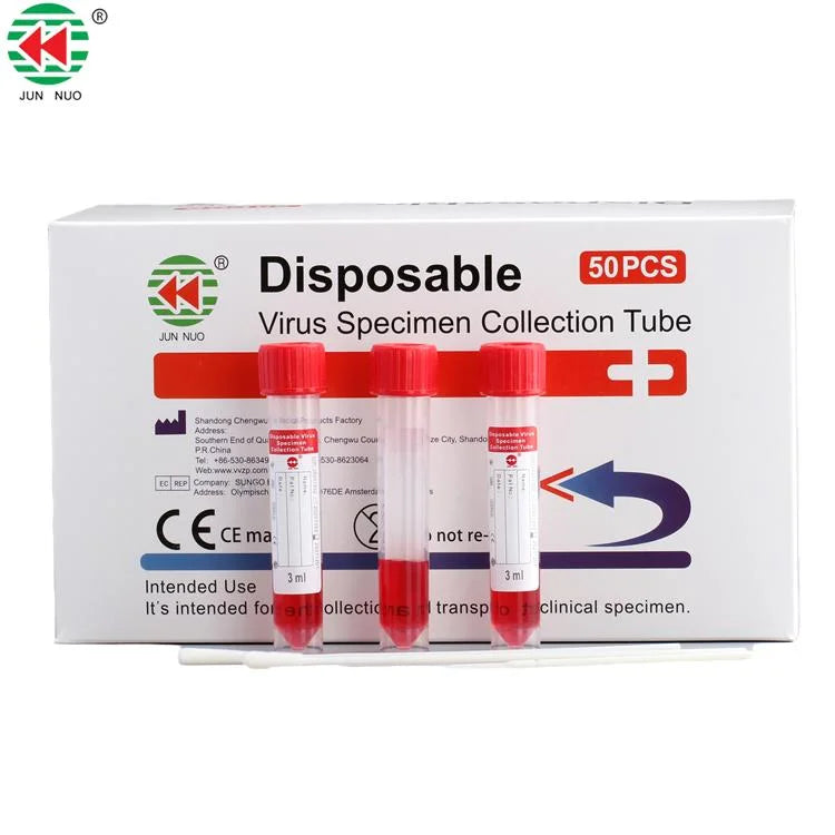 2022 Hot Sale Vtm Transport Medium with Nasopharyngeal Swab Oral Swab