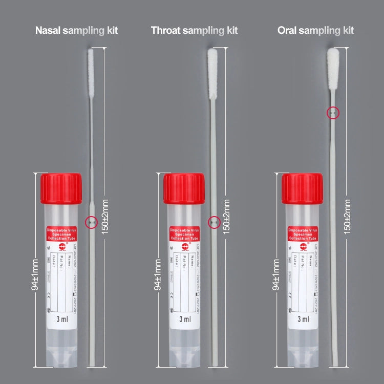 2022 Hot Sale Vtm Transport Medium with Nasopharyngeal Swab Oral Swab