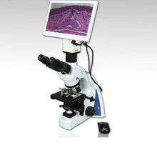 Load image into Gallery viewer, 5m Pixels LCD Microscope Video Microscope Veterinary Medical Equipment Digital Veterinary Biological Microscope (UEM-500L)