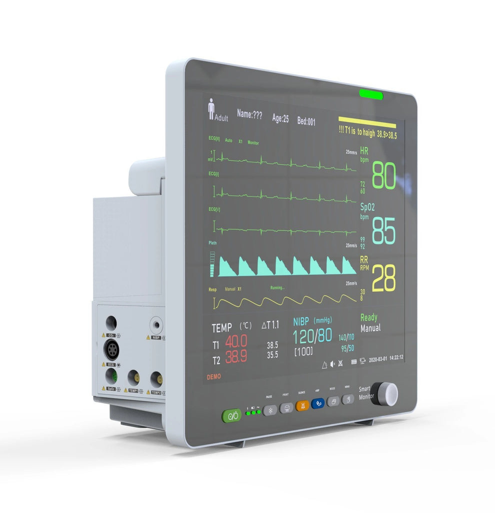 CE ISO approved 17 inch Multi-parameter Economic ECTO2 Capnograph Monitor UM2017 Patient Monitor