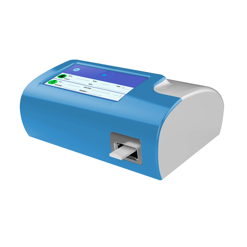 Clinical Analytical Instruments 7 Inch Touch Quantitative Fluorescence Poct Immunoassay Analyzer Machine