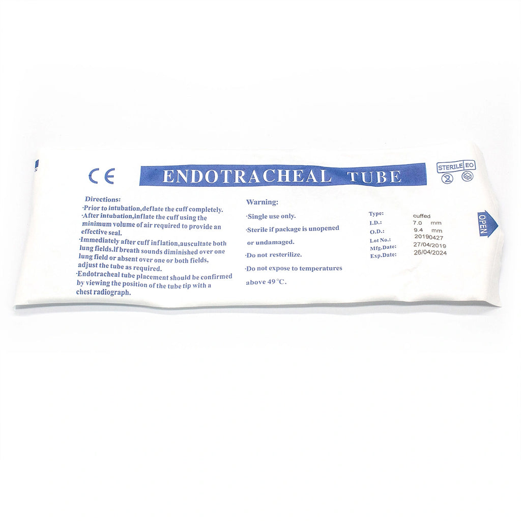 Cuffed Et Oral PVC Et Endotracheal Tube with All Sizes