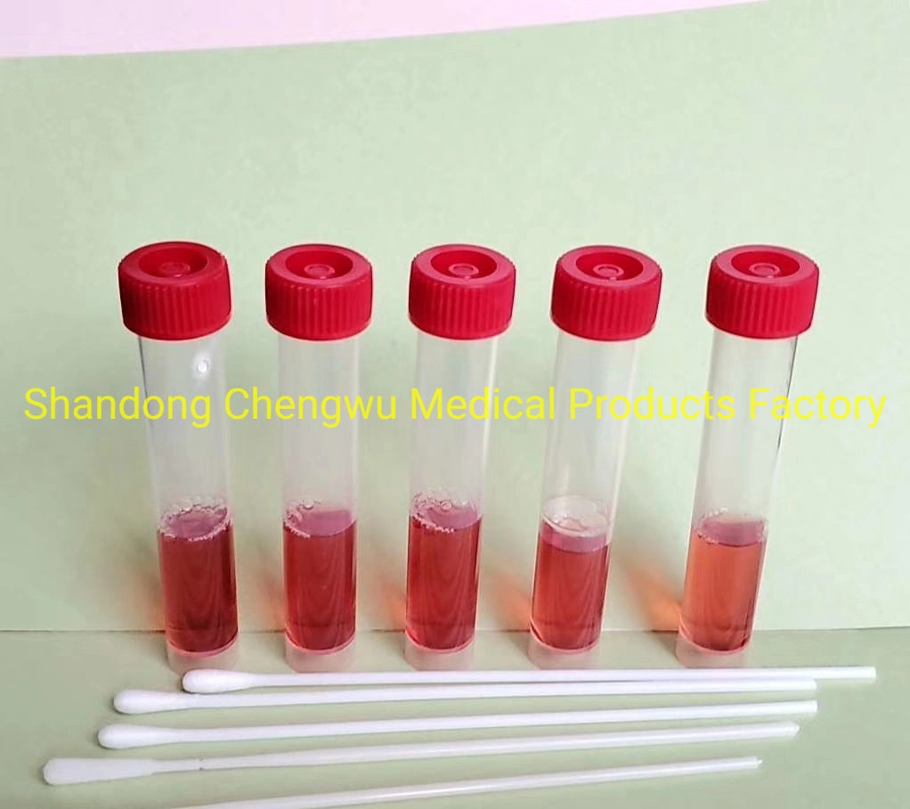 Disposable Viral Transport Tube Nasopharyngeal Swab and Throat Swab Vtm Tube Viral Transport Tube