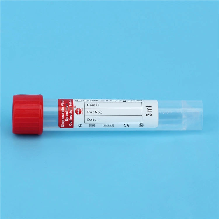 Disposable Viral Transport Tube Nasopharyngeal Swab and Throat Swab Vtm Tube Viral Transport Tube