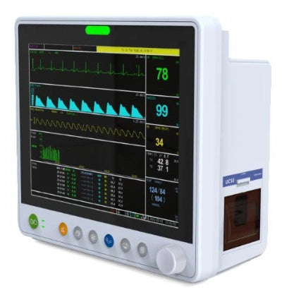 Hospital/Clinic Portable Multi PARA Cardiac 12.1 inch CE approved Patient Monitor ICU Use