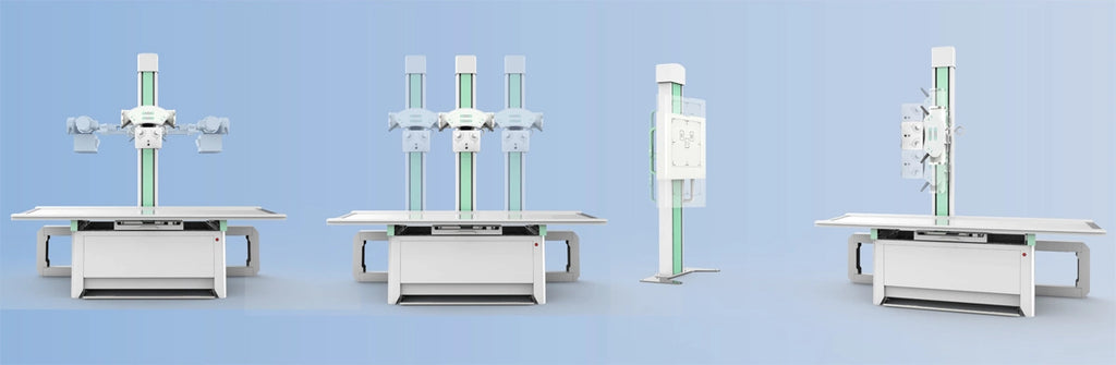 Hot Sale High Frequency 500 Ma Digital Xray Radiography Medical X Ray Machine