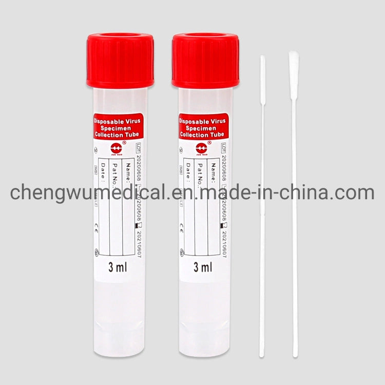 Junnuo Disposable Sampling Tube Kit Vtm Swab Chengwu Medical