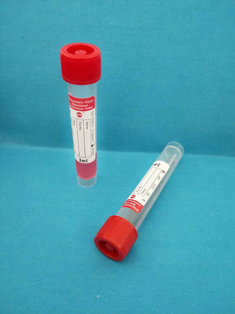 Medical Disposable Virus Sample Collection Tube Wirh Swab Kit Vtm Tube