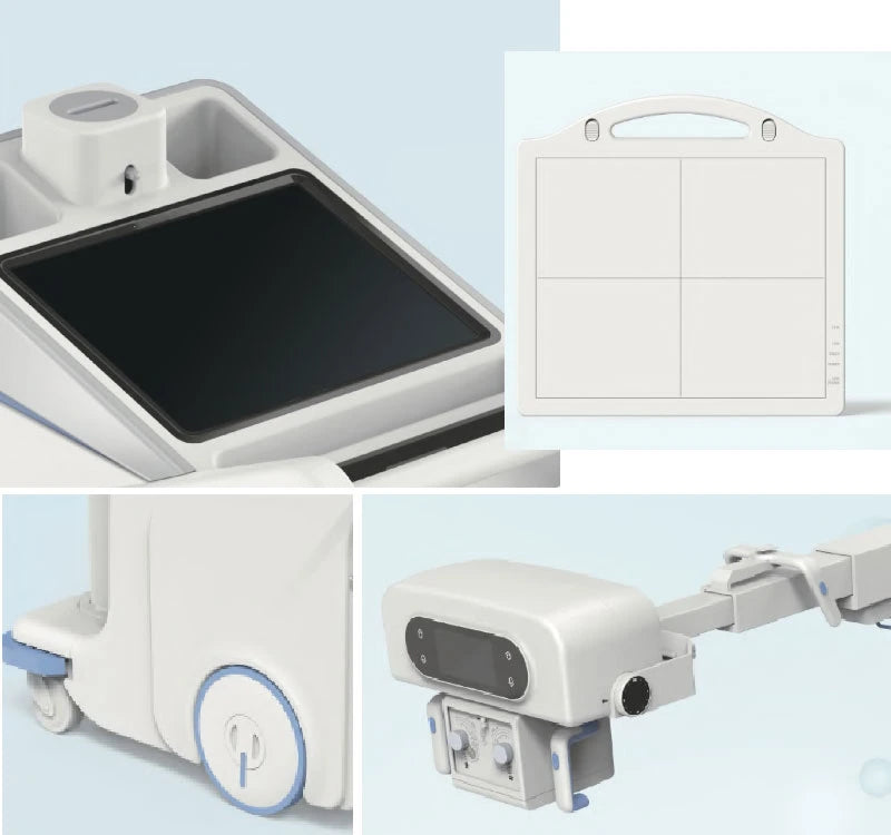 Mobile Dr X Ray Machine with Wireless Flat Panel Detector