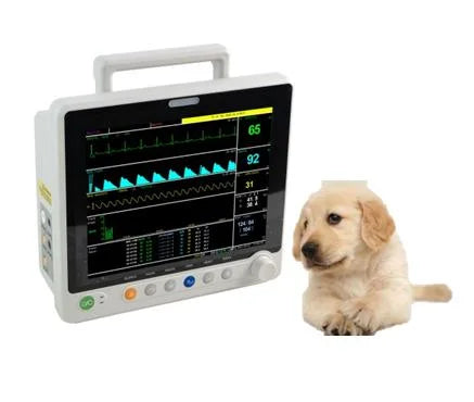 PM6000V 12.1 inch Portable Multiparameter Patient Monitor with SPO2, NIBP, ECG, TEMP and RESP