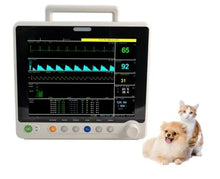 Cargar imagen en el visor de la galería, PM6000V 12.1 inch Portable Multiparameter Patient Monitor with SPO2, NIBP, ECG, TEMP and RESP