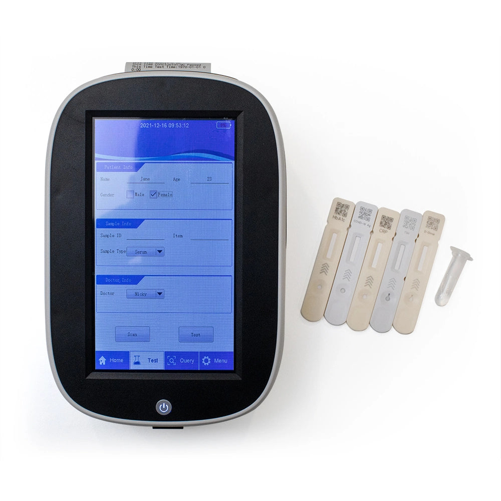 Poct Rapid Test Portable Dry Fluorescence Immunoassay Analyzer