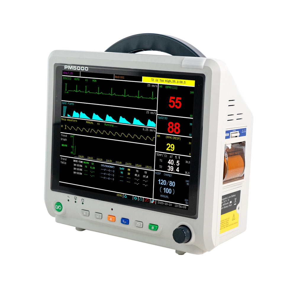 Portable Patient Monitor (PM5000) with Optional Printer