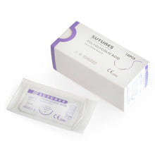 Load image into Gallery viewer, Surgical Absorbable Polyglycolic Acid PGA Suture with Needle