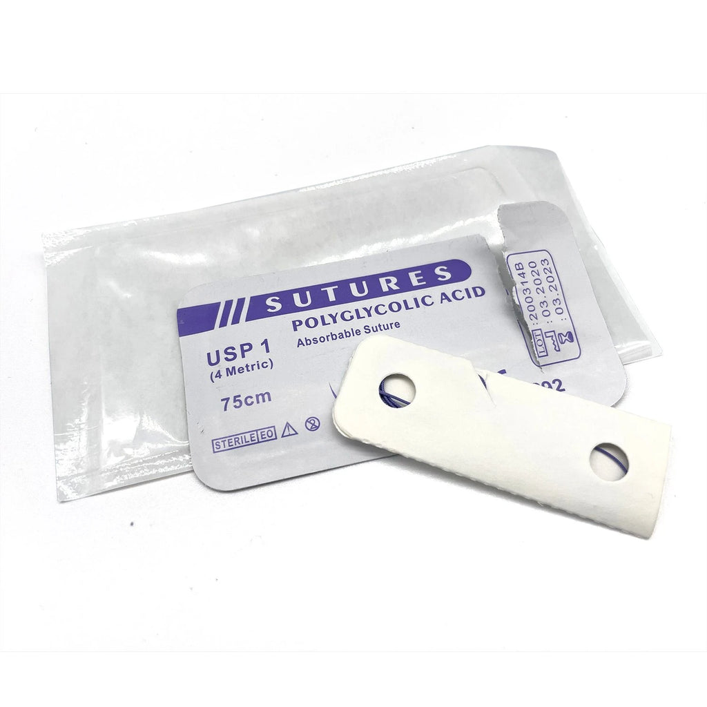 Surgical Absorbable Polyglycolic Acid PGA Suture with Needle