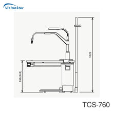 Load image into Gallery viewer, Tcs-760 Optical Table and Chair Ophthalmic Refraction Unit