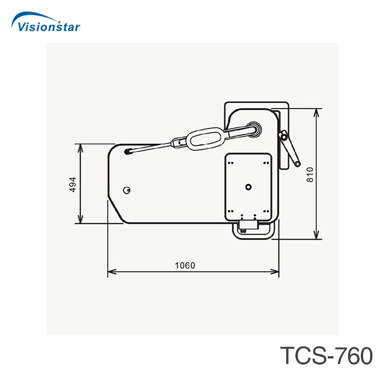 Tcs-760 Optical Table and Chair Ophthalmic Refraction Unit