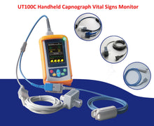 Load image into Gallery viewer, UTECH UT100C Capnograph monitor vital signs monitor small size ETCO2 monitor