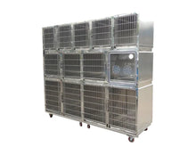 Load image into Gallery viewer, Pet Clinic Large 304 Stainless Steel Combination Vet Cage
